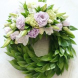 2011년 플로리스트 6월호 잡지 - Floral Tribute/Wreath(Crescent Style)