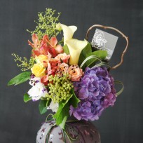 2012년 플로리스트 10월호 잡지 - Oriental Vase Arrangement