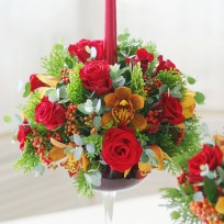 2012년 플로리스트 12월호 잡지 - Candle Table Deco